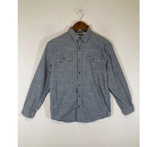 Coastal Paper Denim & Cloth Boys 14/16 Blue Slub Cotton Button Down Shirt